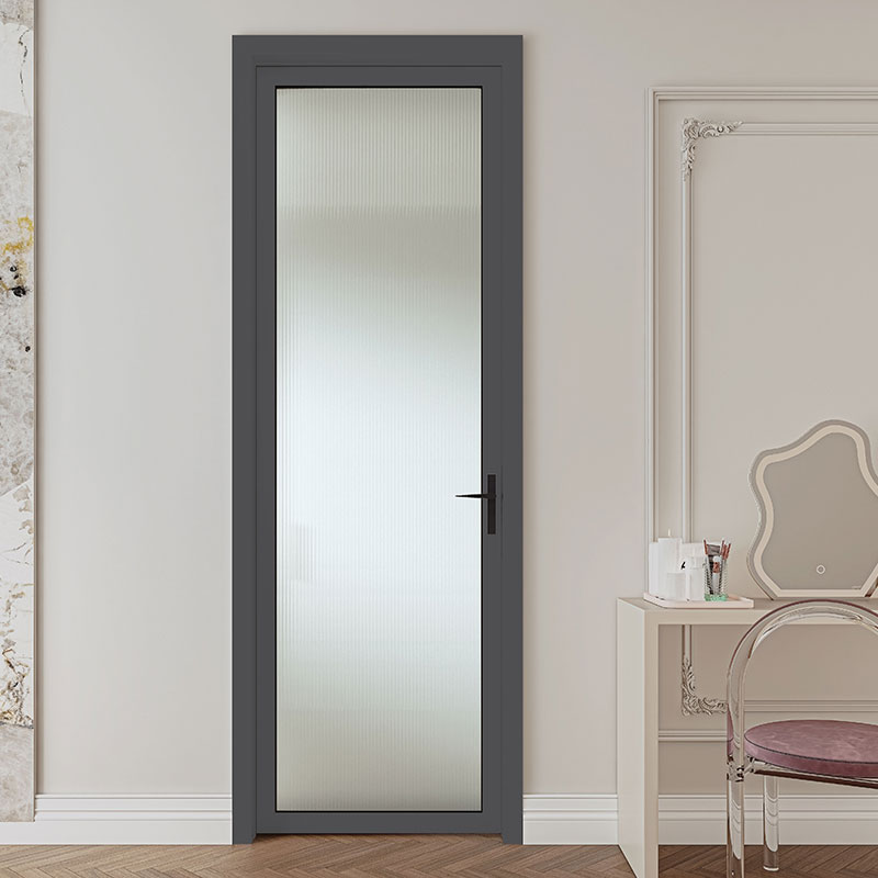 Insulating Glass Aluminum Bathroom Door