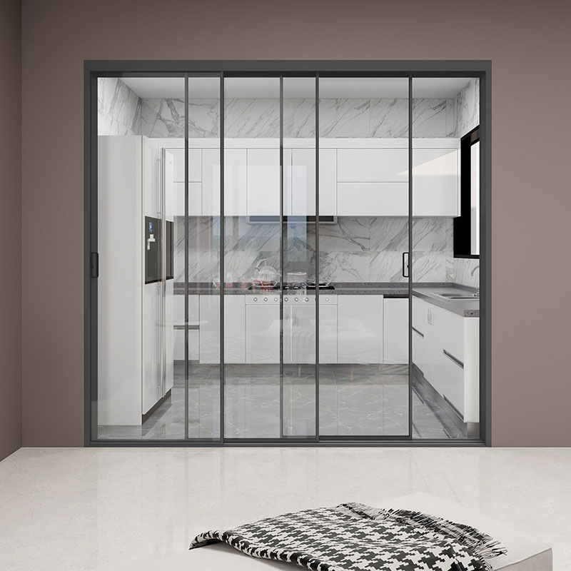 Narrow Frame Triple Stacking Sliding Door